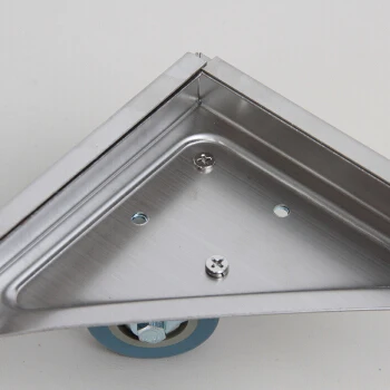 Washing machine base universal cushion stainless steel bracket mobile universal wheel shelf wave wheel