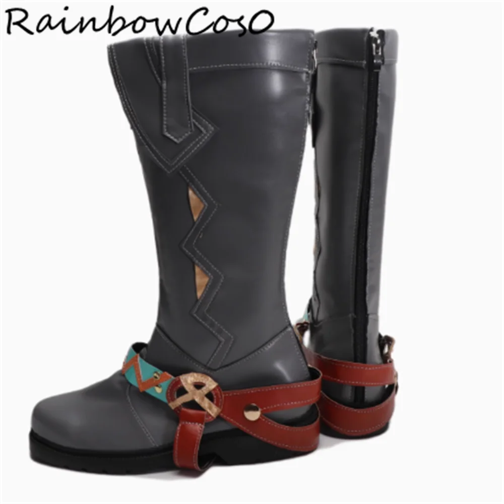 Ifa Genshin Impact Cosplay Shoes Boots Game Anime Party Halloween RainbowCos0 W5036 3