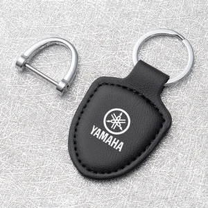 Motorcycle leather keychain, car -style, emblem keychain, Yamaha MT09, MT10, YZF, R1, R3, R6, FZ1, FZ8, accessories Main Sales Yamaha Chaves Door - №5