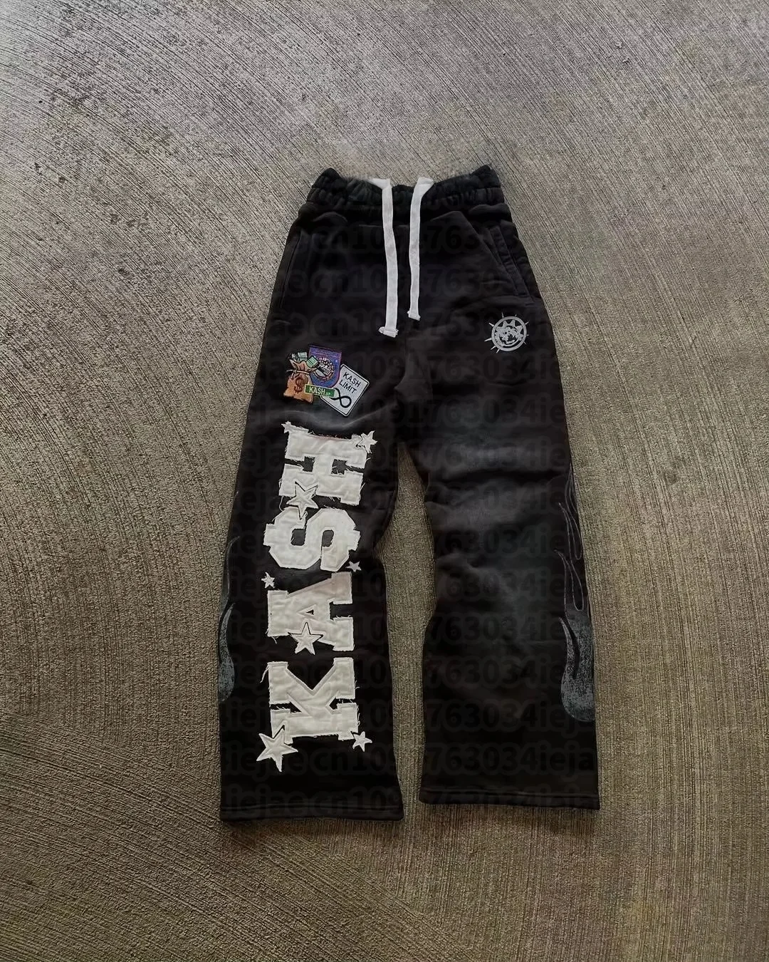 2026 Neue Trendige High-Street-Hosen: Lässige, gerade geschnittene 3D-bedruckte Hosen für Herren und Kinder – Detail 5