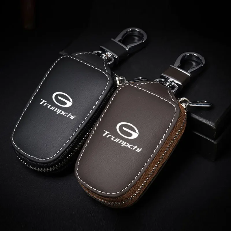 Car Leather Keychain car key case key cover Waist Wallet Key ring  For Trumpchi Gac GS8 GA8 GE3 GS4 5 Plus Coupe GM8 GM6 GA5 GS7