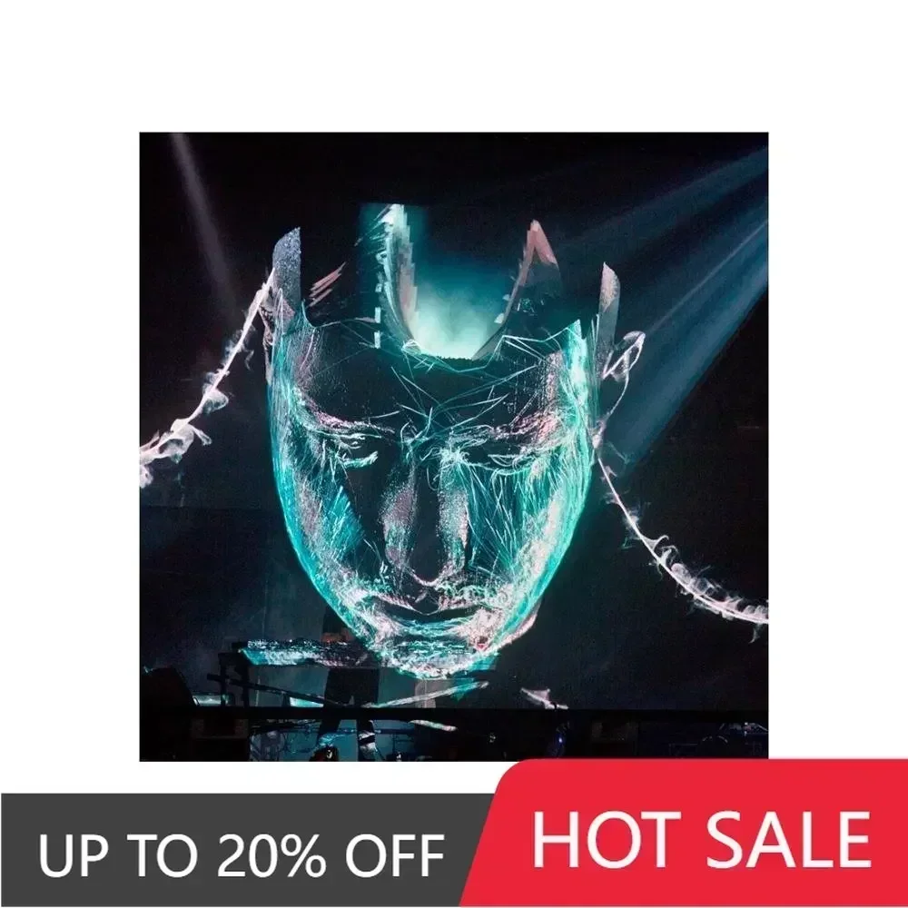 Factory Outlet 3D 3 * 5 m holographische Projektion Mesh-Bildschirm Holo-Mull-Bildschirm für große Bühnenshow
