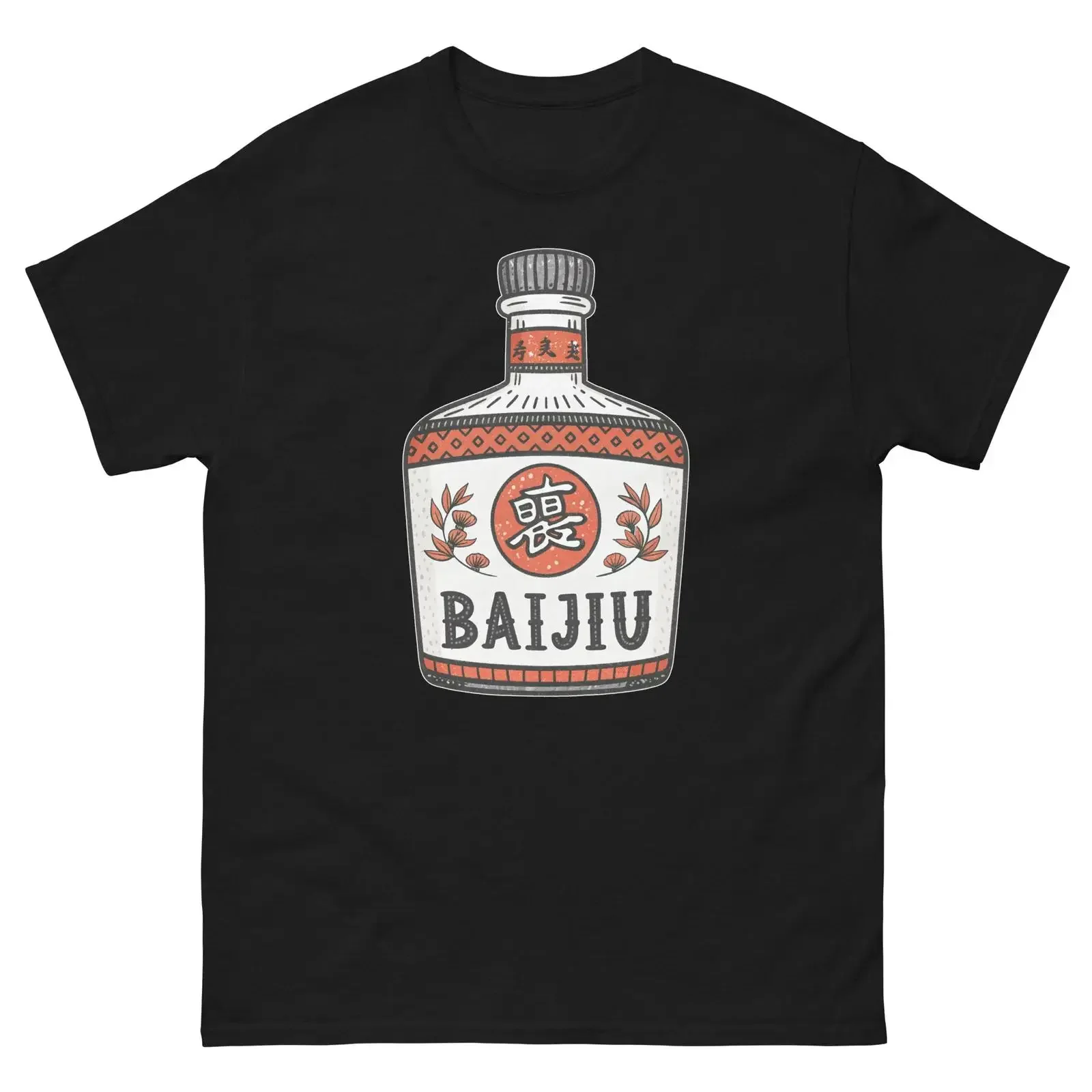 Baijiu Drink Delicious Popular Beverage T Shirt vintage Washed Stylish Top For Everyday Wear fashion designer clothes Slightly