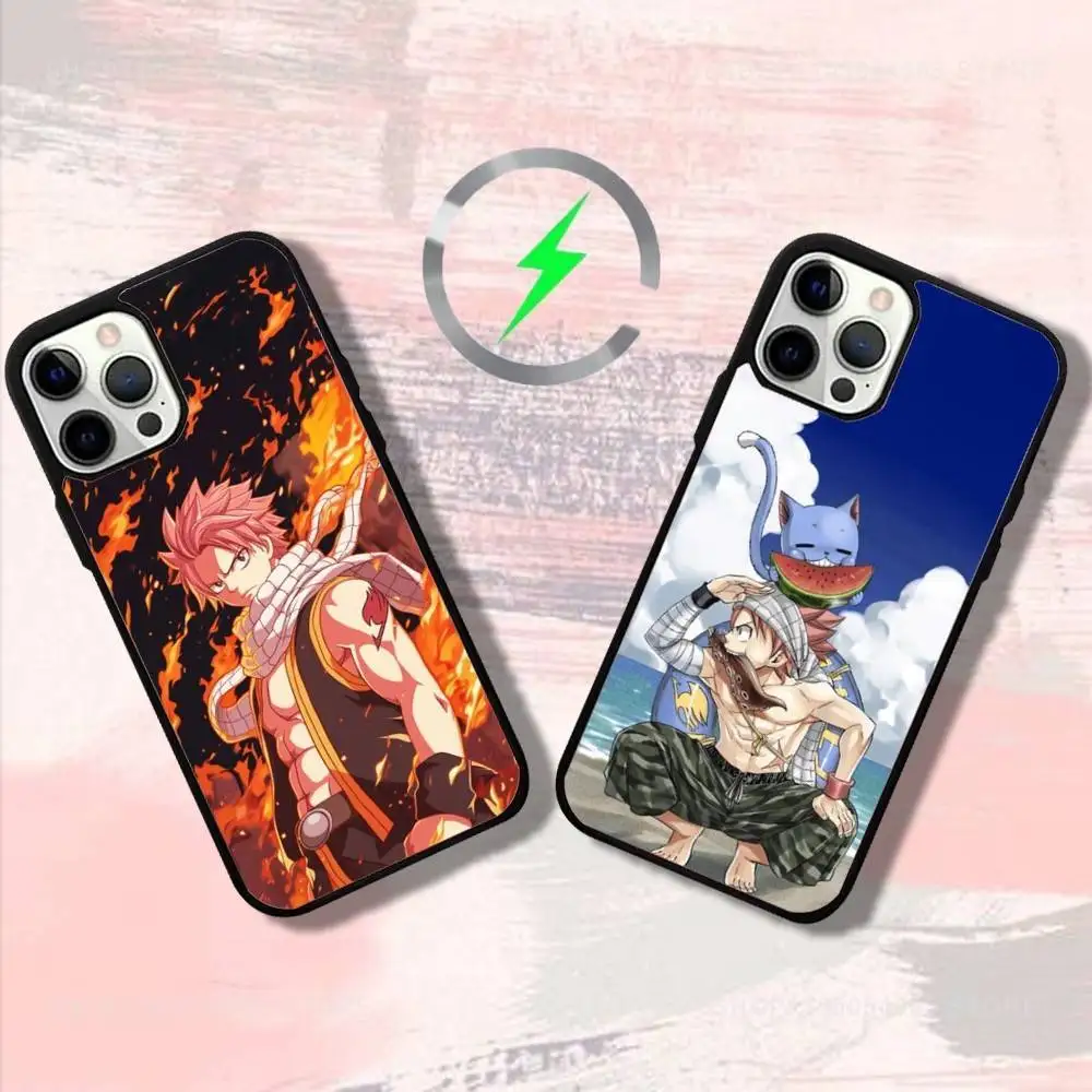 

Anime Natsu D-Dragneels Phone Case For iPhone 17,16,15,14,13,12,11,Pro,Max,Plus,Mini,SE4,E Magnetic Magsafe Wireless Charging