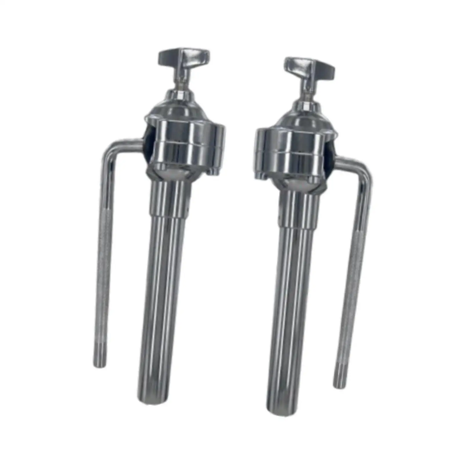 

2Pcs Cymbal Stand L Rod Adjustable Tom Mount for Jazz Drum Set Performance