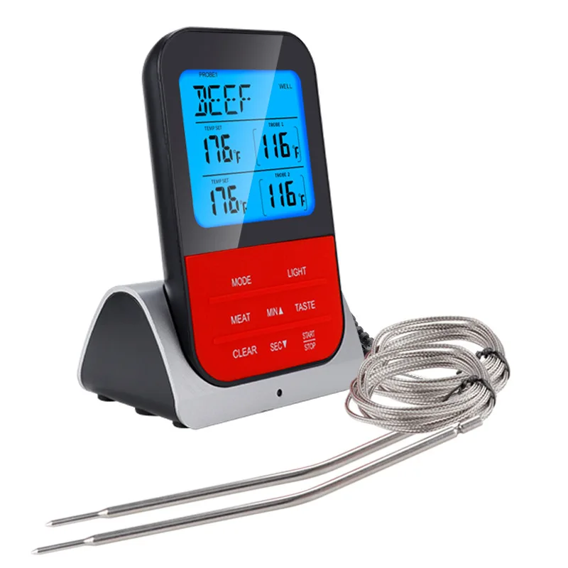 Wireless BBQ Thermometer Multifunctional Electronic Kitchen Baked Goods Thermometer Household Oven Thermometer