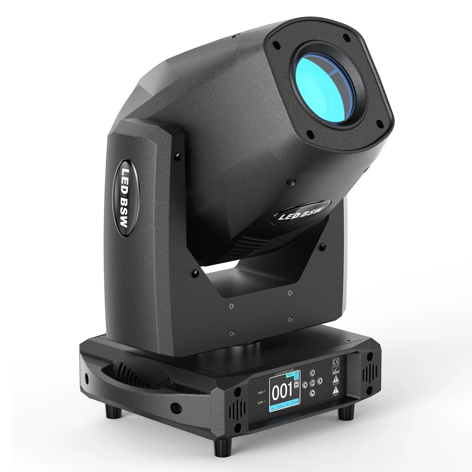 Nitehop 200W Beam LED Moving Head Lights 17Gobo 10Color Rotating Prisms Bühnenbeleuchtung DMX für DJ Disco Party Hochzeit Nachtclub Show