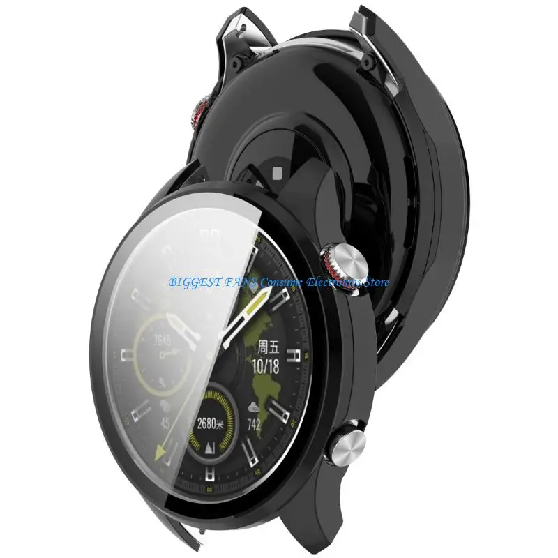 

Watch Bumper Case Tempered Glass Screen Cover for Watch 5 Professional