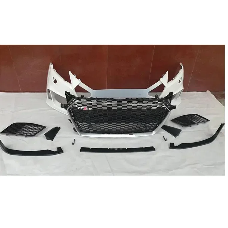 High quality Car accessories Auto Body Kit for tuning parts PP Material Front Bumper With grill For audis TT 2015 -2018