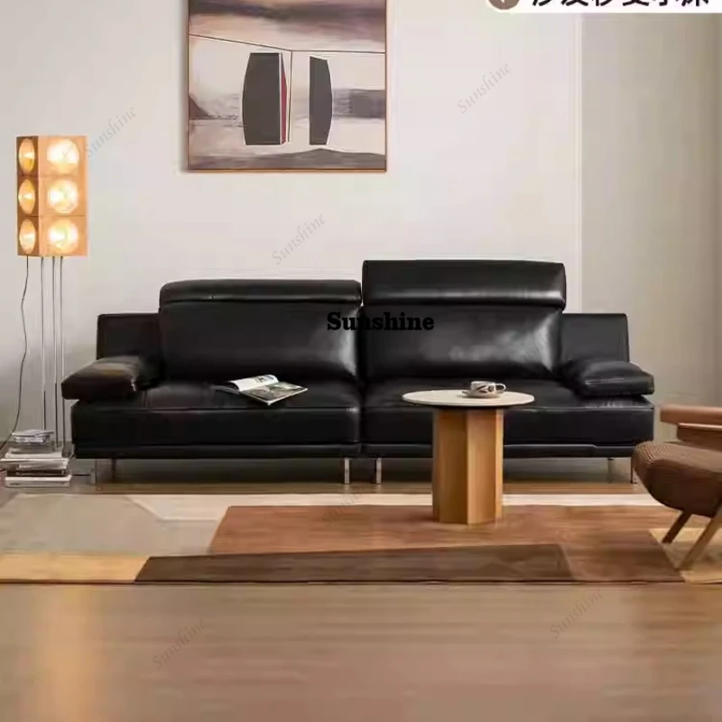 

Swivel seat sofa French retro black, multifunctional, straight row