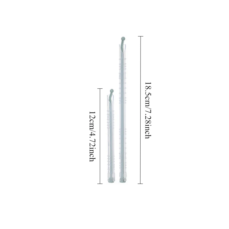 1set Food Sealing Bar Bag Seal Clip Rod Sealing Clamp for Tea Milk Powder Snack Bags Moisture-Proof Food Storage Organizer