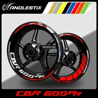 AnoleStix-pegatina reflectante para rueda de motocicleta, pegatina para cubo, cinta de raya para llanta para Honda CBR 600RR 2024 2023 2022 2021 2020 2019 2018