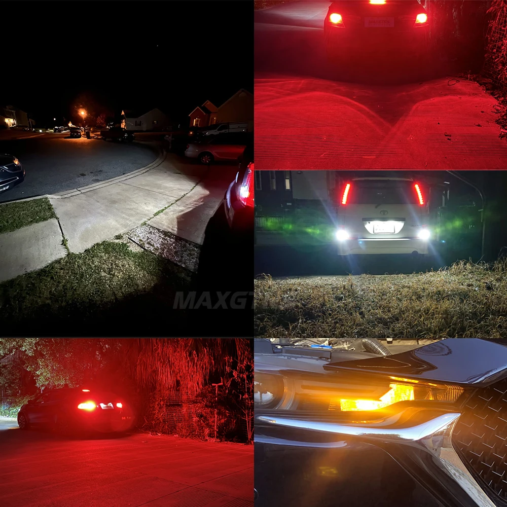 2x 2000LM Canbus T15 T16 LED Rückfahrscheinwerfer W16W Auto Back Up Hinten Blinker Lampe 912 921 Weiß Rot Gelb Bernstein Super Helle