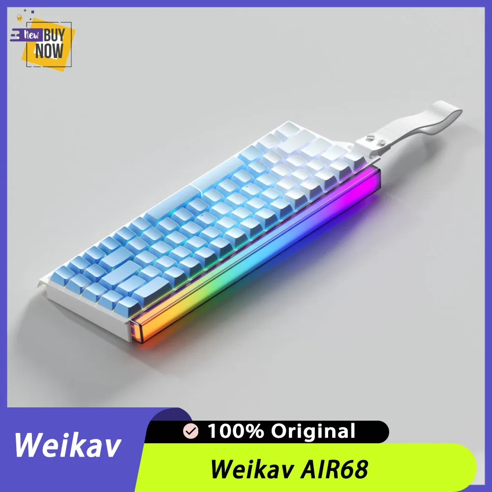 Weikav AIR68 لوحة مفاتيح ميكانيكية سلكية 8k RT 0.01 0.125 مللي ثانية تأخير منخفض للألعاب الرياضية الإلكترونية ملحقات ألعاب الكمبيوتر لألعاب الكمبيوتر #1