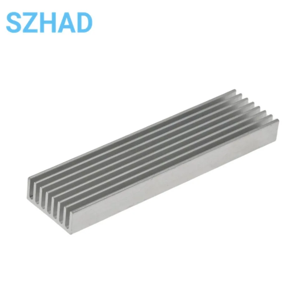 Heatsink Radiator Cooler Radiator 100×25×10MM High Quality Aluminum Heat Sink Fins Fast Thermal Conductivity Thermal Bar 