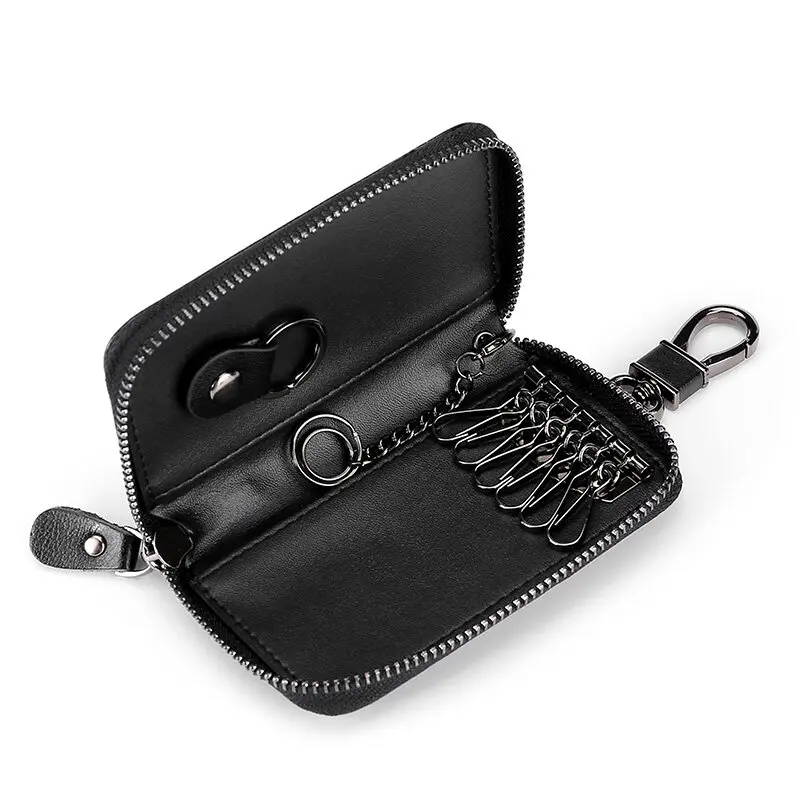 Fashion Key Holders Men Women Key Bag Organizer Zipper Pouch Car Key Wallet Housekeeper Keys Case with Id Credit Card Holders