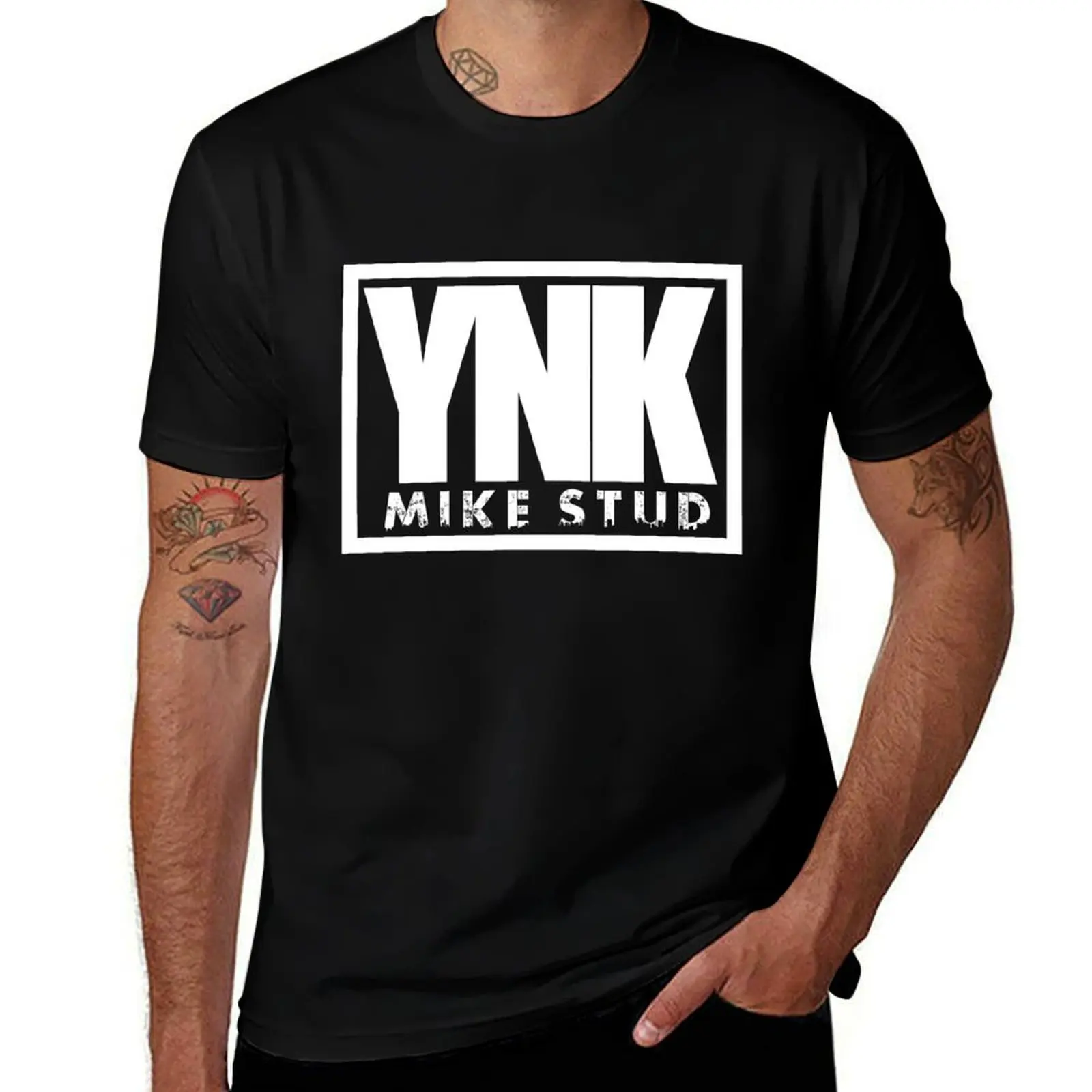 YNK Mike Stud Inspired (White) T-Shirt Halloween Casual T-Shirt