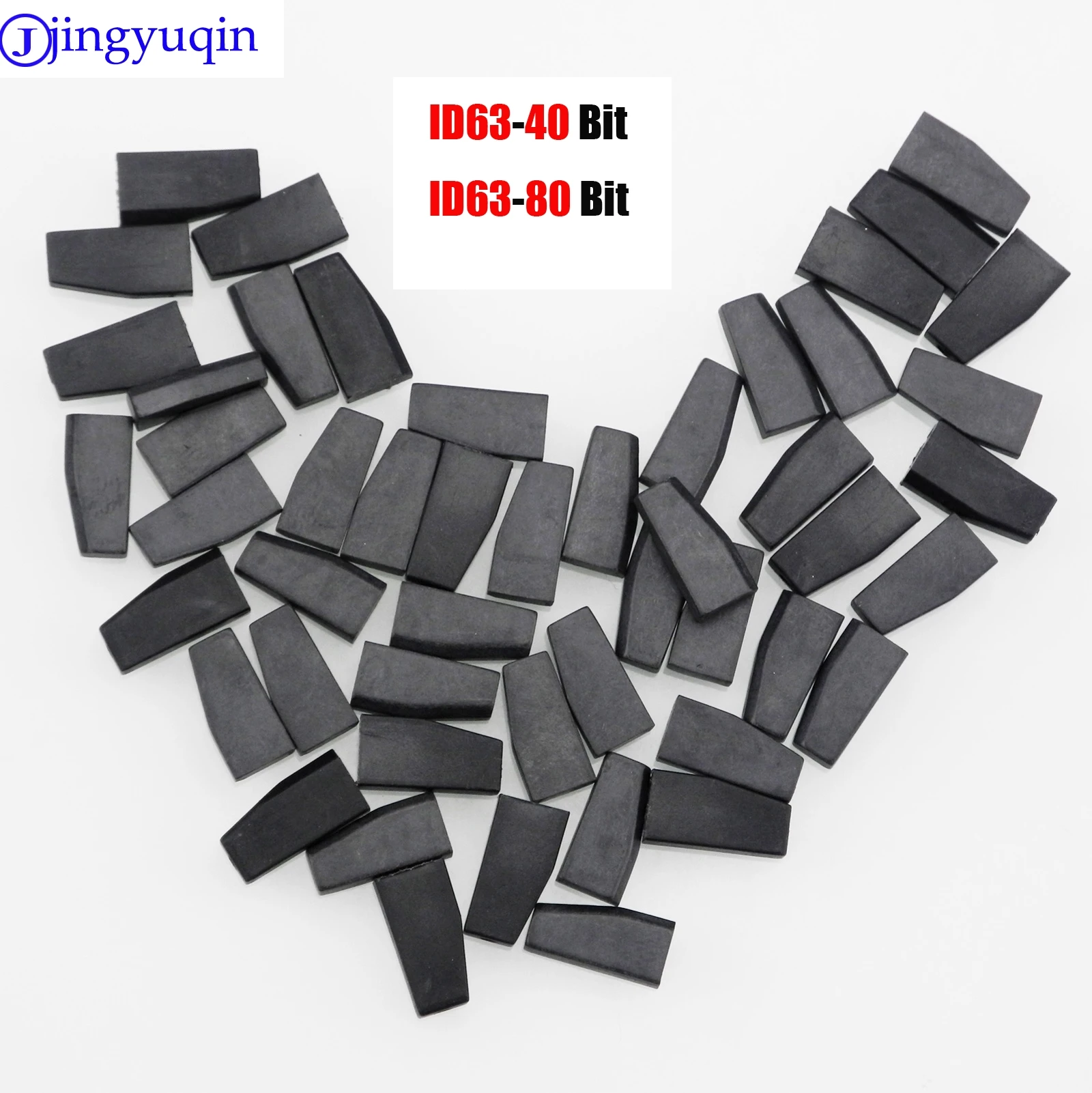 jingyuqin Car Key 4D63 40Bit 80Bit Transponder Auto Carbon Transponder Chip For Ford/Mazda For VW /Audi /Seat /Skoda /Porsche