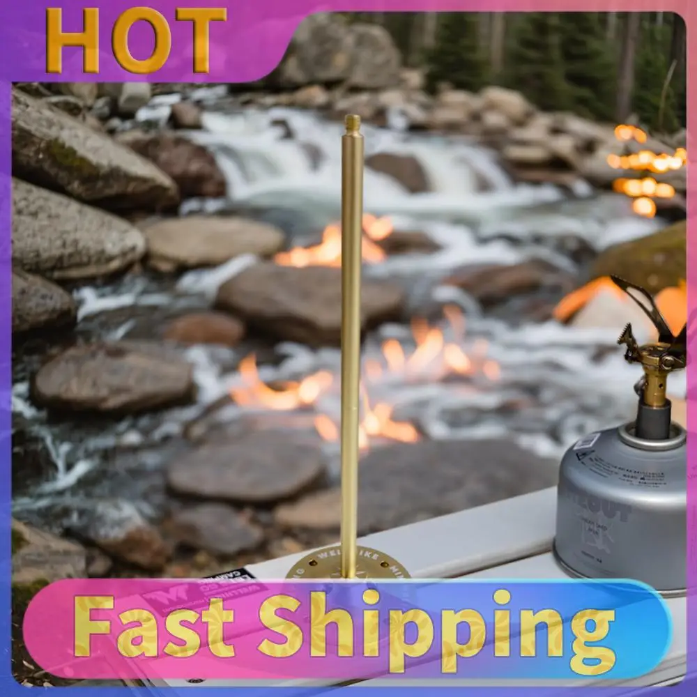 

Настольная подставка для светильника из алюминиевого сплава, держатель для уличной лампы, удлиненный шток 1/4 дюйма, съемный световой стержень для кемпинга на открытом воздухе