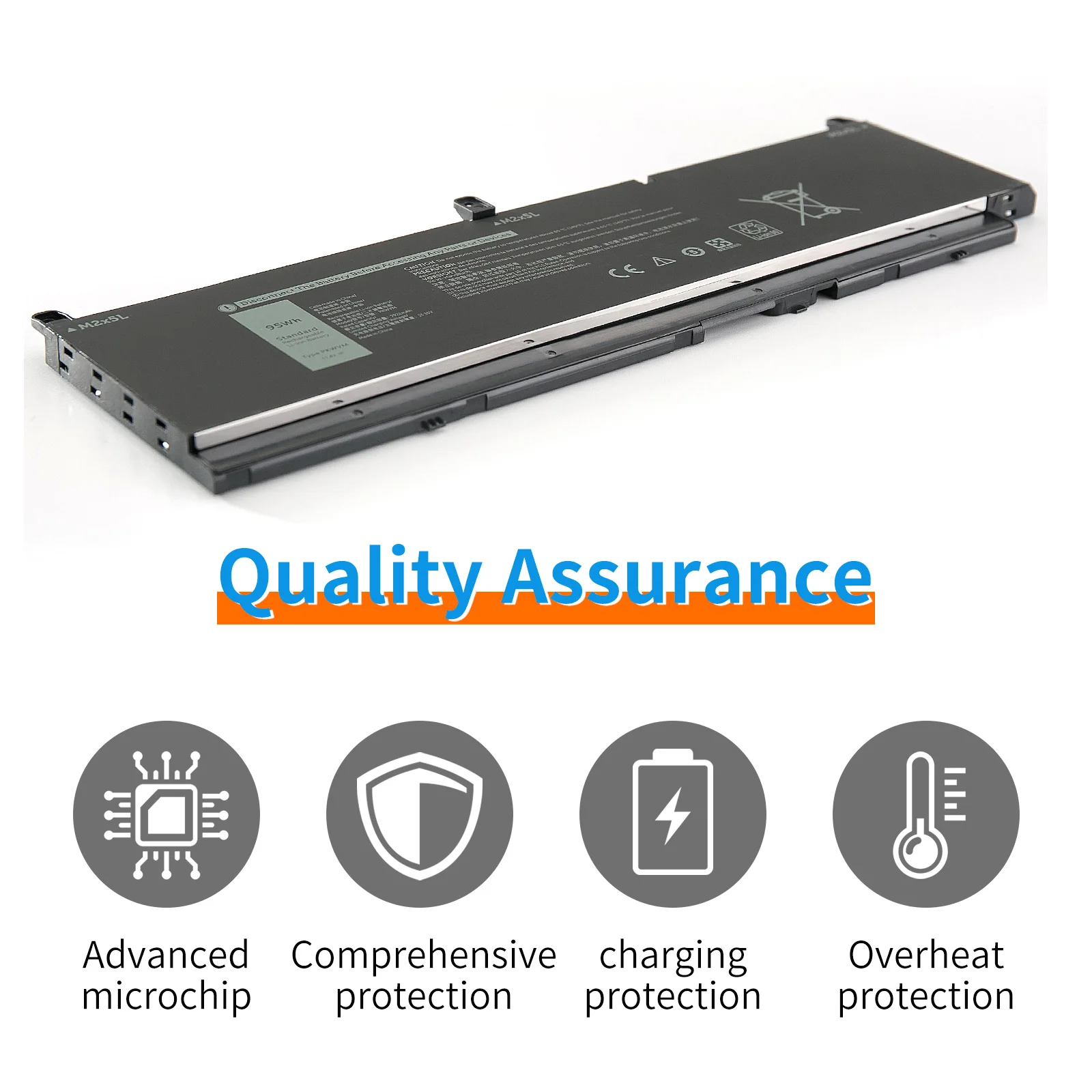 95WH PKWVM L aptop Battery For DELL Precision 7550 7560 7750 7760 Series P44E P93F C903V CR72X 17C06 0CR72X