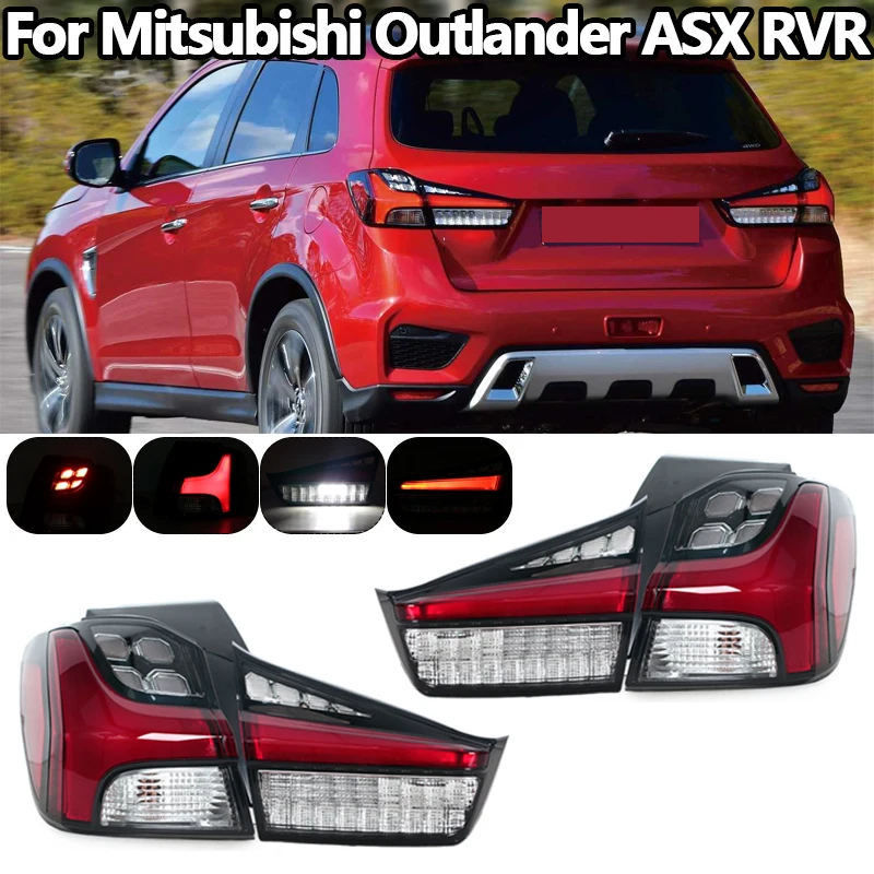 

For Mitsubishi Outlander ASX RVR 2020 2021 Led Tail Lamp Assembly Car Brake Rear Lights Warning Rear Turn Signal Car Accessories
