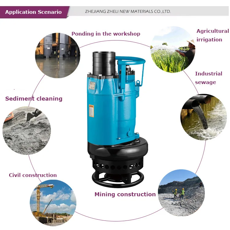 مضخات الحمأة لجهاز الحفر مضخة الملاط الغاطسة بيع المصنع مباشرة 380 فولت مضخة طين مياه الصرف الصحي الغاطسة الثقيلة #5