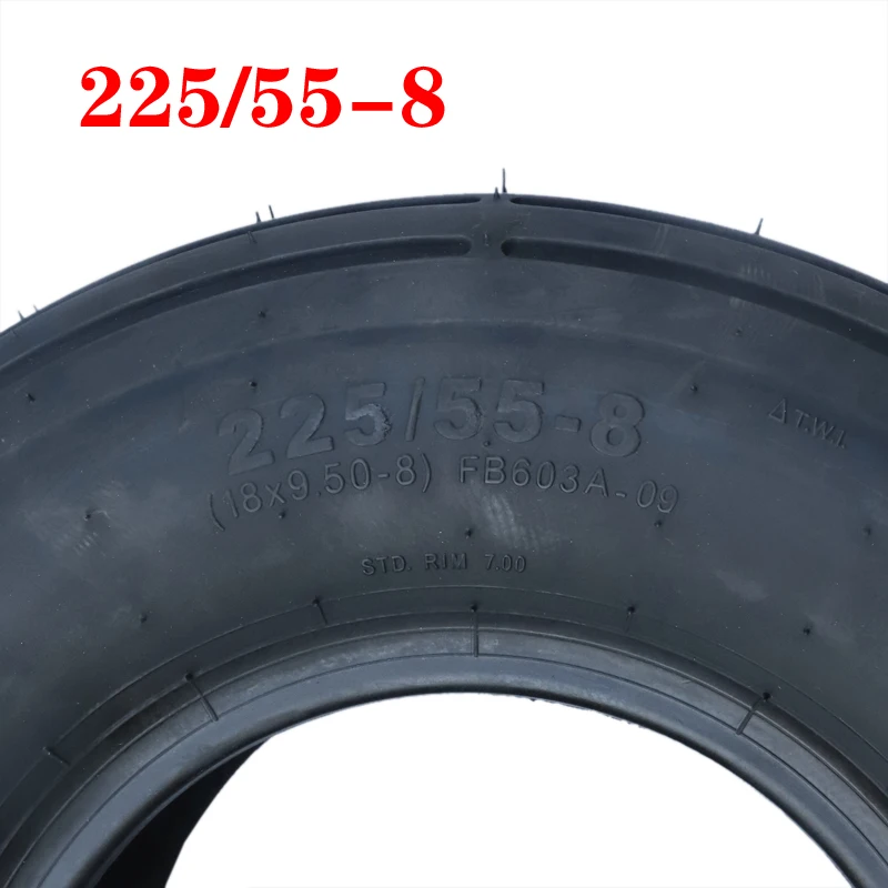 18x9.50-8 Tyre 225/55-8 Tire 225/40-10 Front or Rear 8inch 10inch 4PR 6PR Electric Scooter Vacuum Tires For Harley Chinese Bike