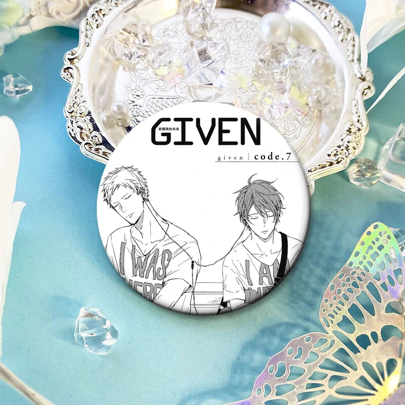 نظرا رائعة أنيمي دبابيس مستديرة اليدوية التلبيب دبابيس Satou Mafuyu Uenoyama Ritsuka الكرتون شارة ظهره اكسسوارات الهدايا