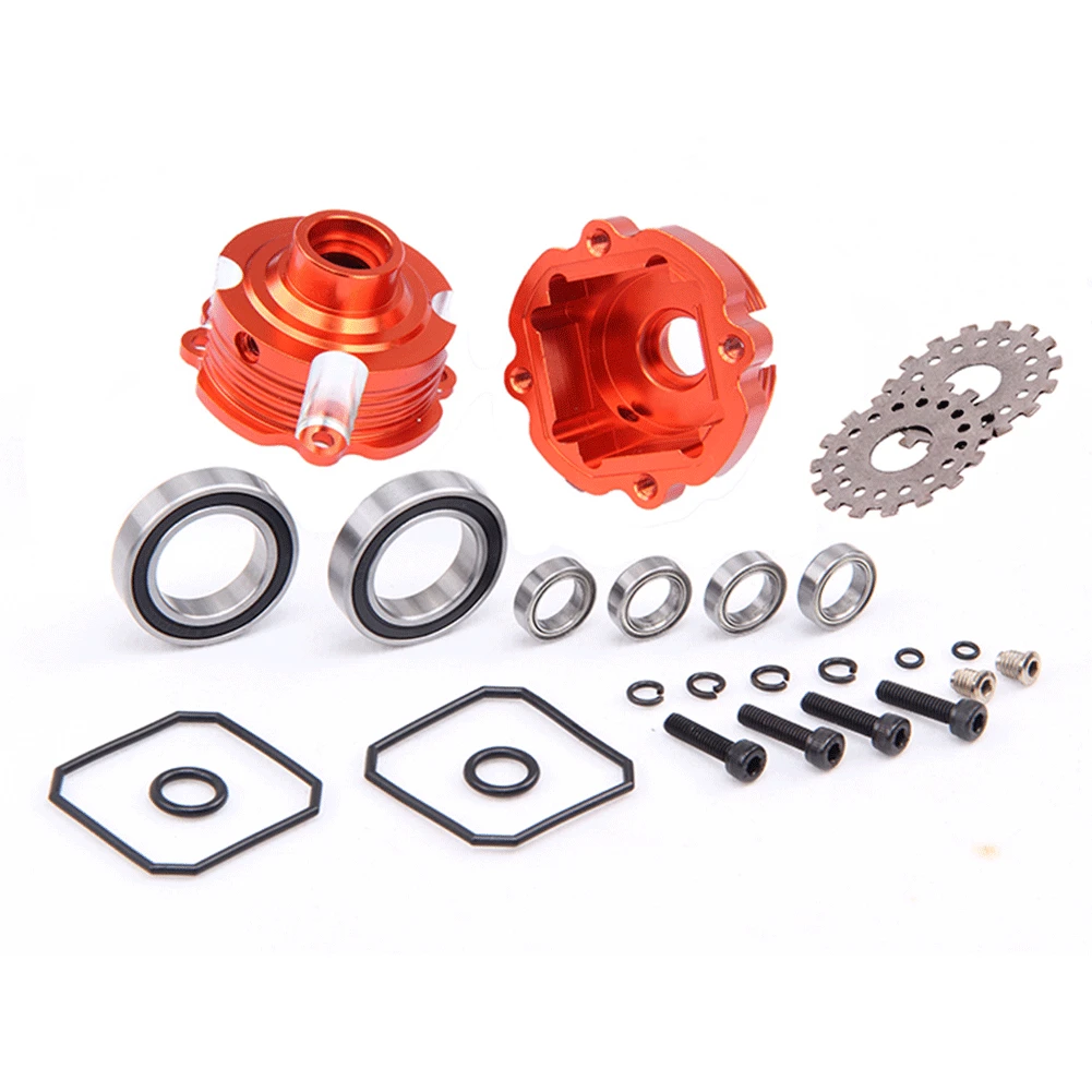 CNC Metal differential case kit for 1/5 rofun hpi kingmotor hsp rovan baja 5b 5t 5sc buggy 2.0