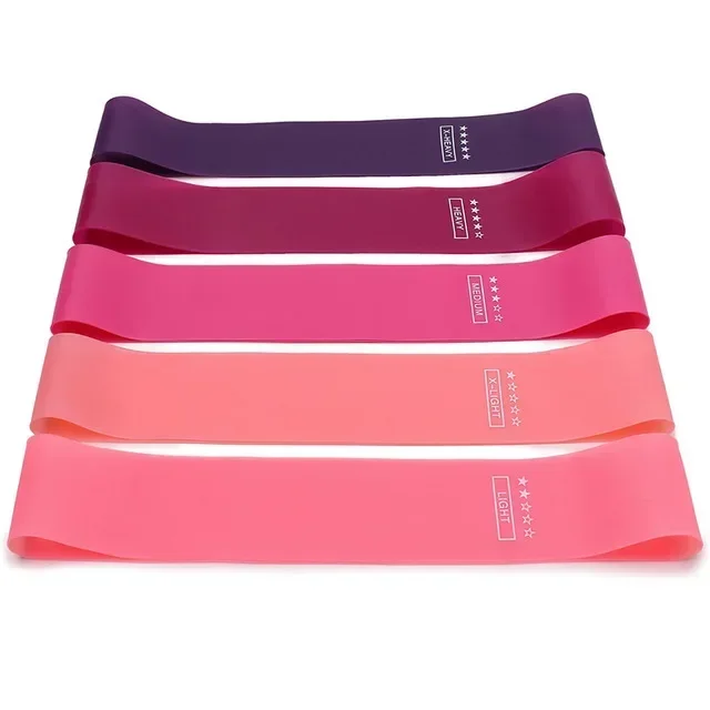 Tragbare Fitness-Trainingsausrüstung Gummi-Widerstandsbänder Yoga Gym Elastische Gummibänder Krafttraining Pilates Crossfit Frauen Gewichts-Sportartikel – Detail 2