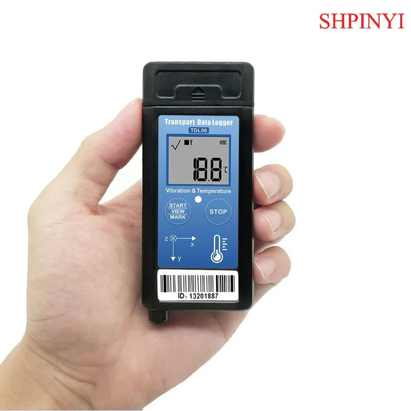 High Accuracy Shock Data Logger with Real-time Monitoring for Logistics Vibration Testing