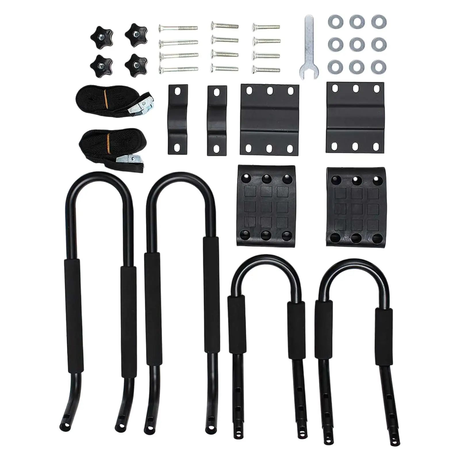 2x Kayak Roof Rack Paddle Boards Canoes Boat Black Car Truck Suvs Kayak Roof Carrier Car Top Mount Racks J Bar Carrier Holder