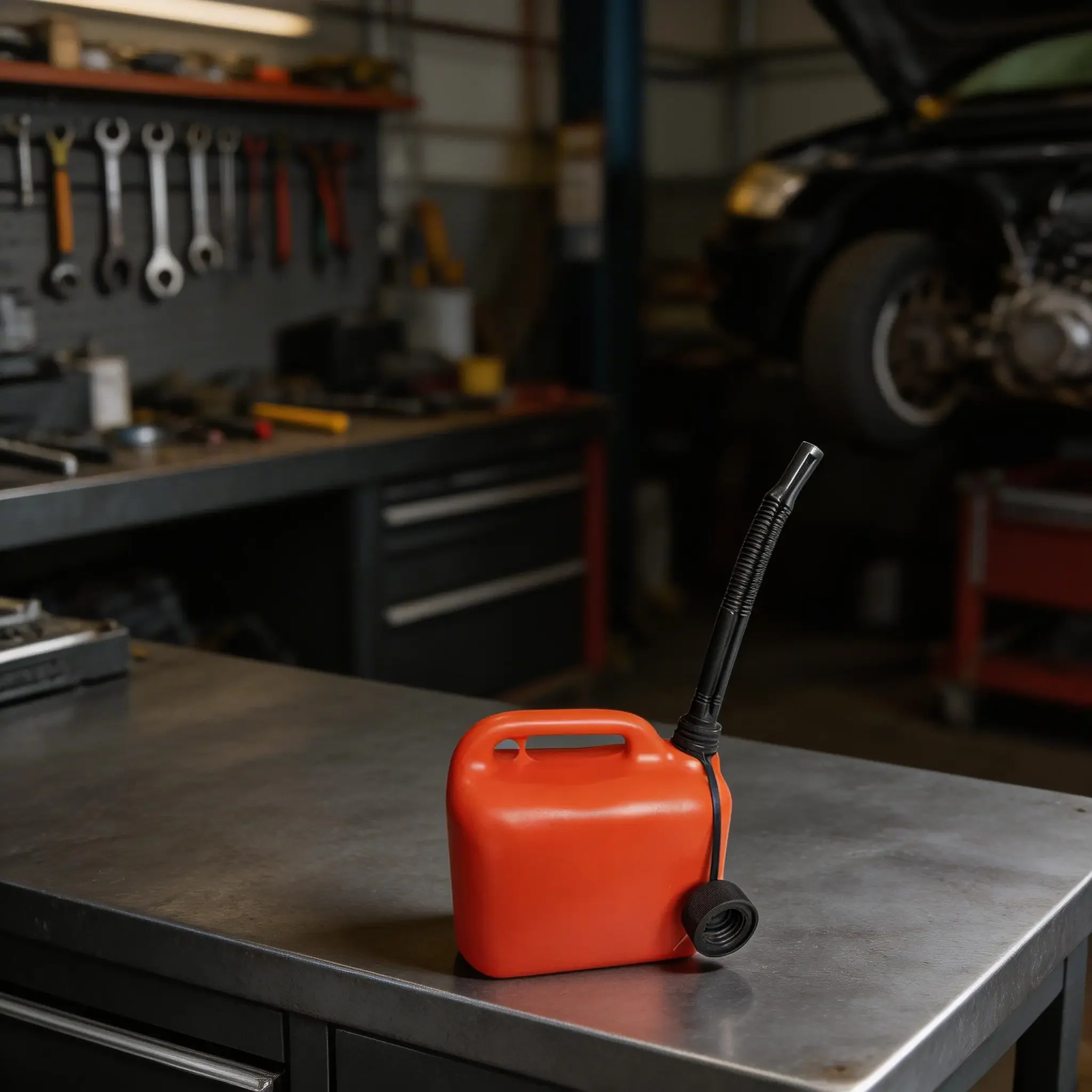 

00008810230 Совместим с топливным баком 00008810200, 5-литровый масляный бак с пылезащитной крышкой для автомобилей и мотоциклов