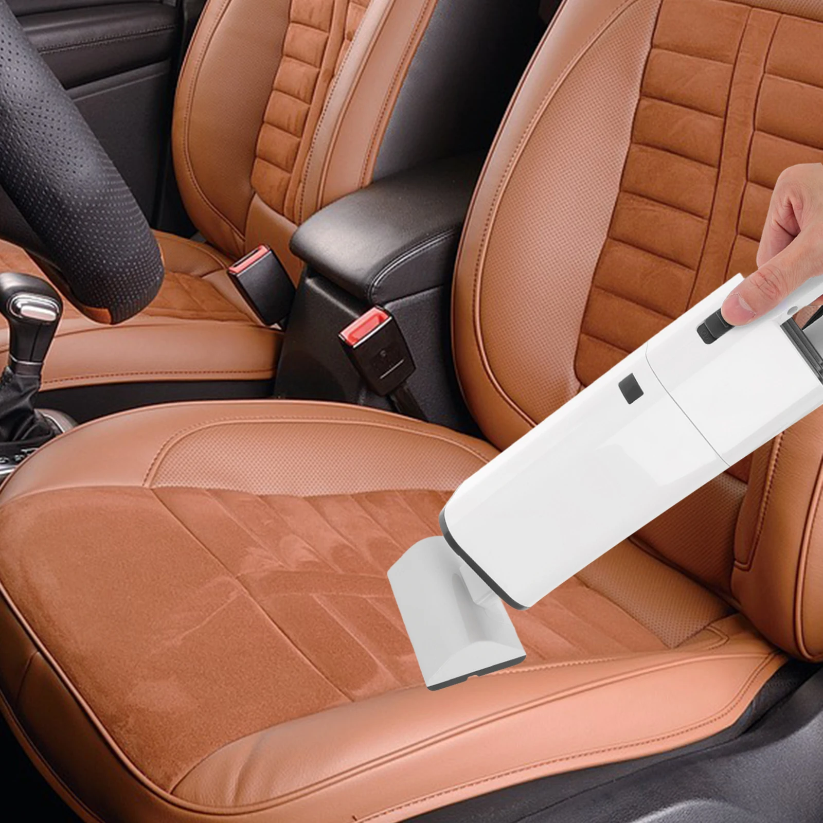 

120W High Power Car Vacuum Cleaner Wet Dry Portable Wireless Handheld For Auto Truck Vehicle Cleaning Car Seat Interior Air Vent