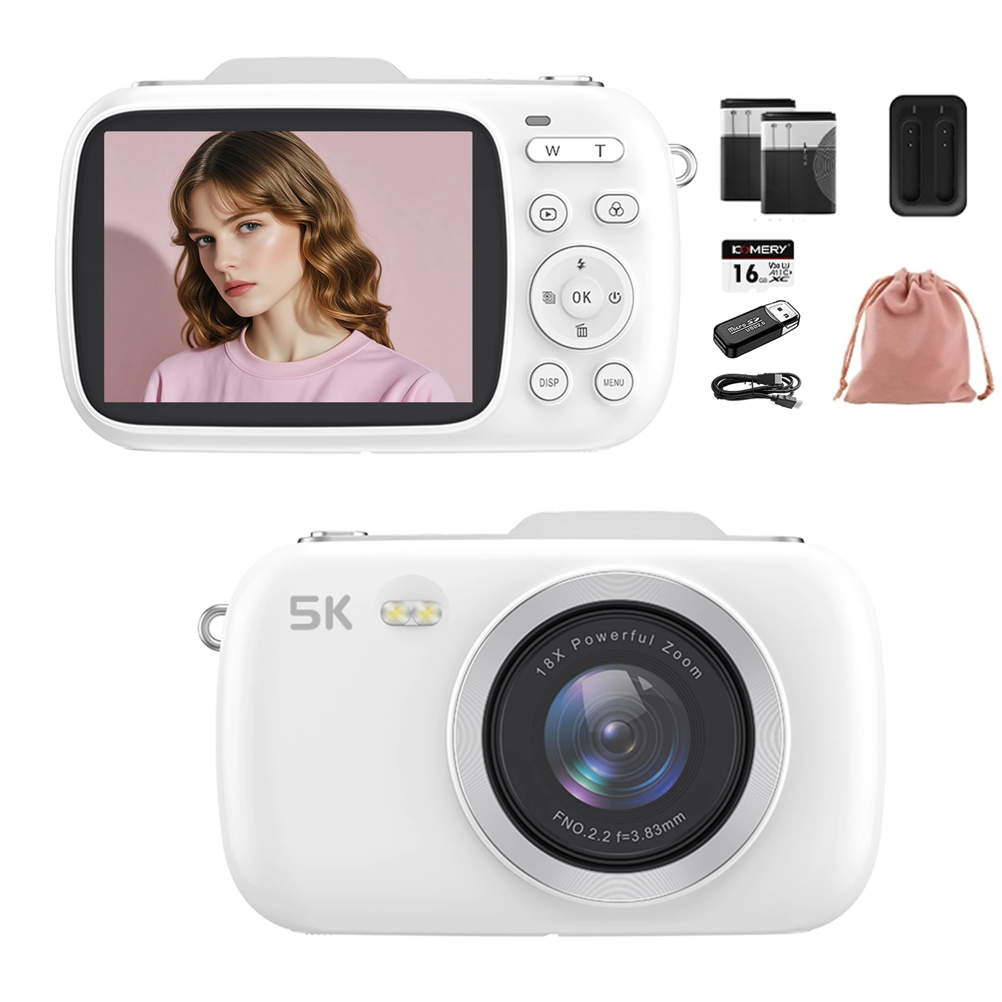 compact-digital-photography-camera-5k-18x-digital-zoom-video-vlog-recorder-80mp-cameras-for-beginner-photography-girls'-cameras