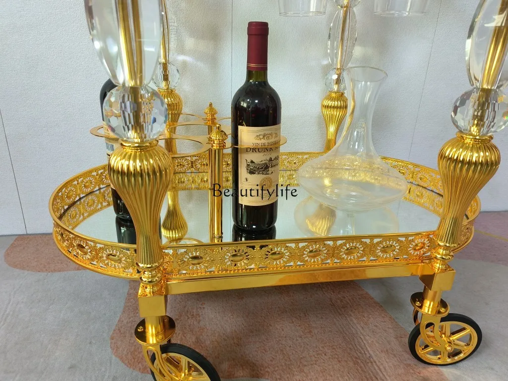 European-Style High-End Hotel High-End Villa Wine Trolley