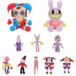 New The Amazing Digital Circus Pomni Jax Plush Toy Anime Cute Theater Rabbit Doll StuffedCartoon Clown Christmas Kids Gifts