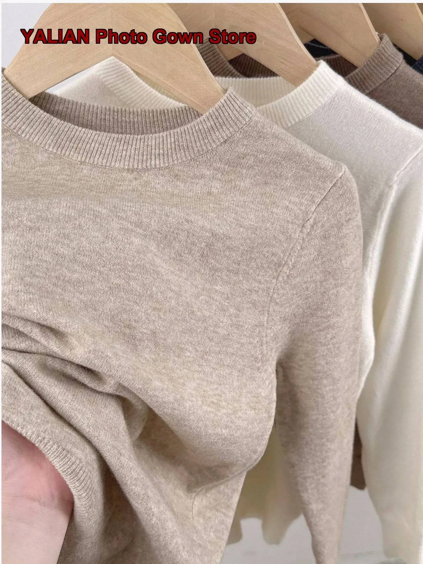 Kids Round Neck Knit Base Layer Top Boys Girls Autumn Winter Soft Cozy Parent-Child Wear Innerwear Older Kids