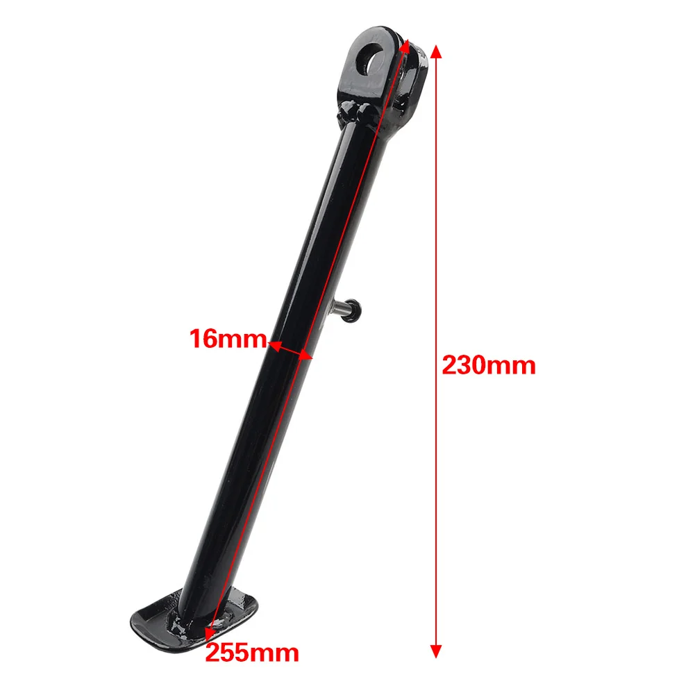 Black Motorcycle Kick Side Stand For Honda Z50 Z50A Z50J Z50R Mini Trail Monkey Bike 10'' 8'' Wheel