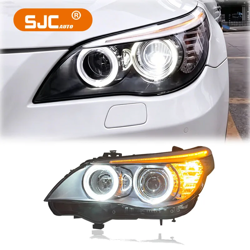 

SJC For BMW 5 Series E60 Auto Headlight 2003-2010 Headlight Front Lamp Car Daytime Running Light Plug And Play High Quality
