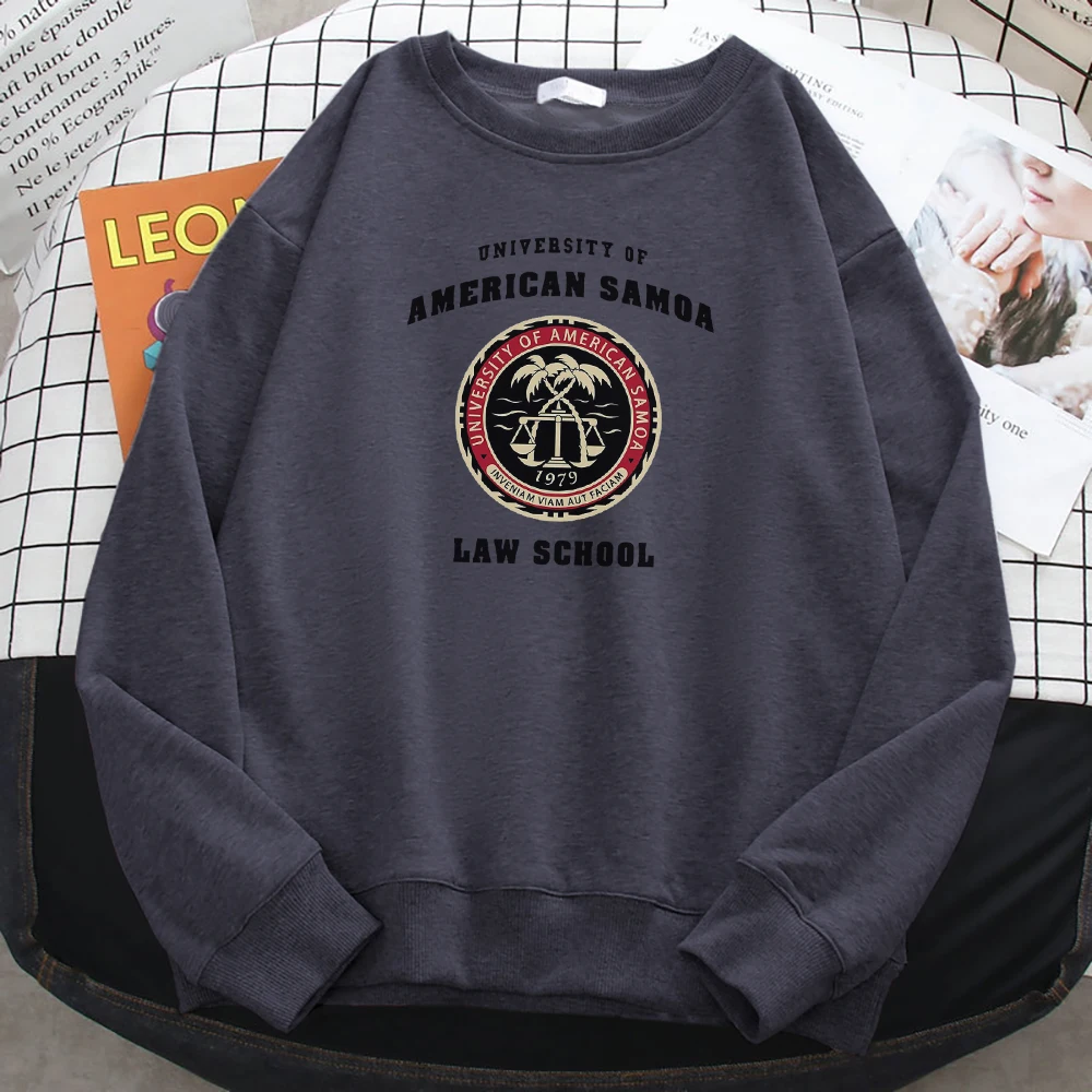 Universität Von Amerikanischen Samoa Law School Frauen Sweatware Grund Komfortable Sweatshirts Kreativität Sport Lose Weibliche Pullover