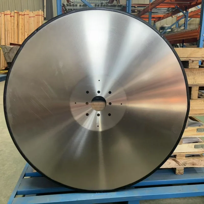 New D2 Material 1000mm Round Blade for Toilet Paper Large Round Bottom Slitter Blade Rotary Cutting Circular Slitting Knife