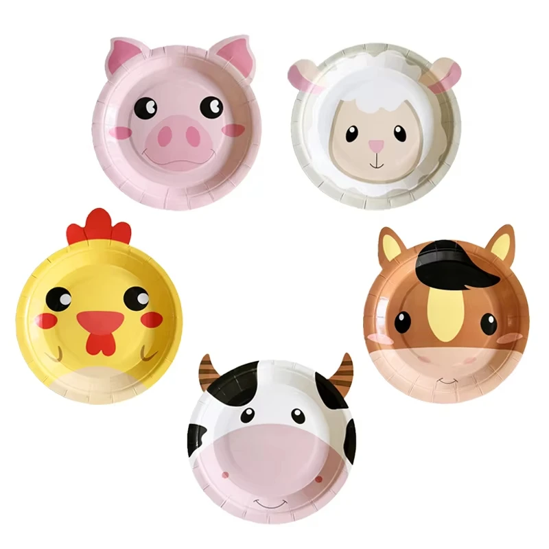 Cartoon Farm Animal…