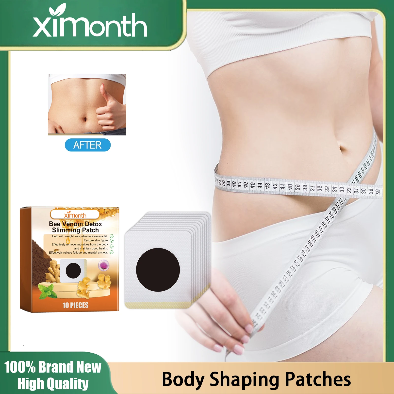 

Lymphatic Drainage Slimming Patch Remove Toxins Reduce Body Edema Improve Obesity Promote Digestion Detox Belly Button Stickers