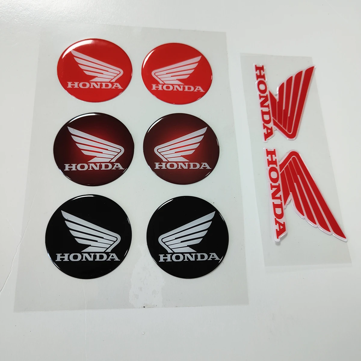 3D Gel Honda Sticker Logo Tank Decal Wing Emblem