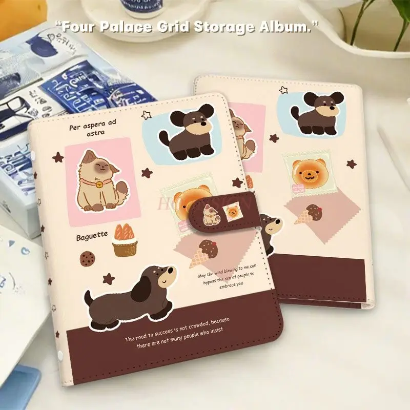 1book 5-inch Two Palace Ge Ai Small Card Storage Book Detachable Loose leaf A5 Double sided Color Printing Collection Book