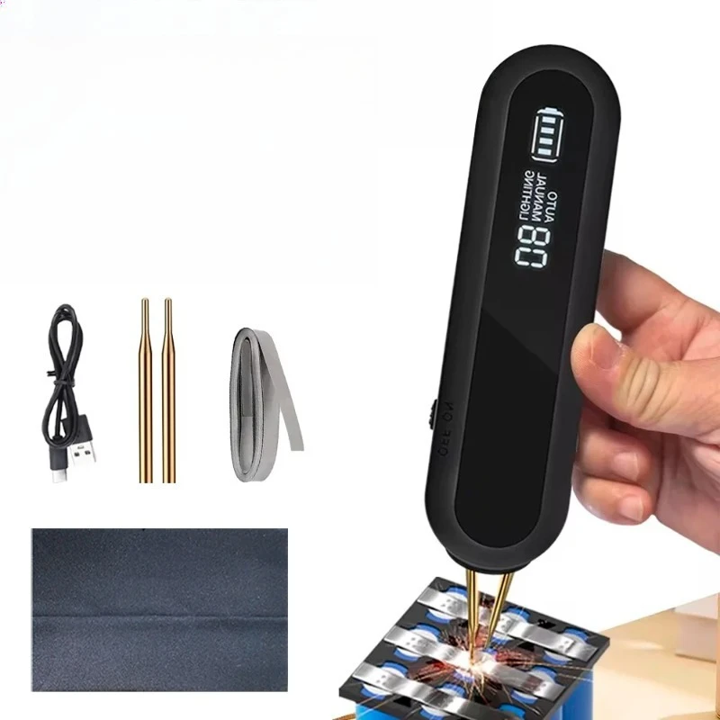 

Upgraded Portable Spot Welder Powerful Handheld Spot Welding Machine USB Dual Mode & Adjustable Power 12 Gears DIY Welding Tool