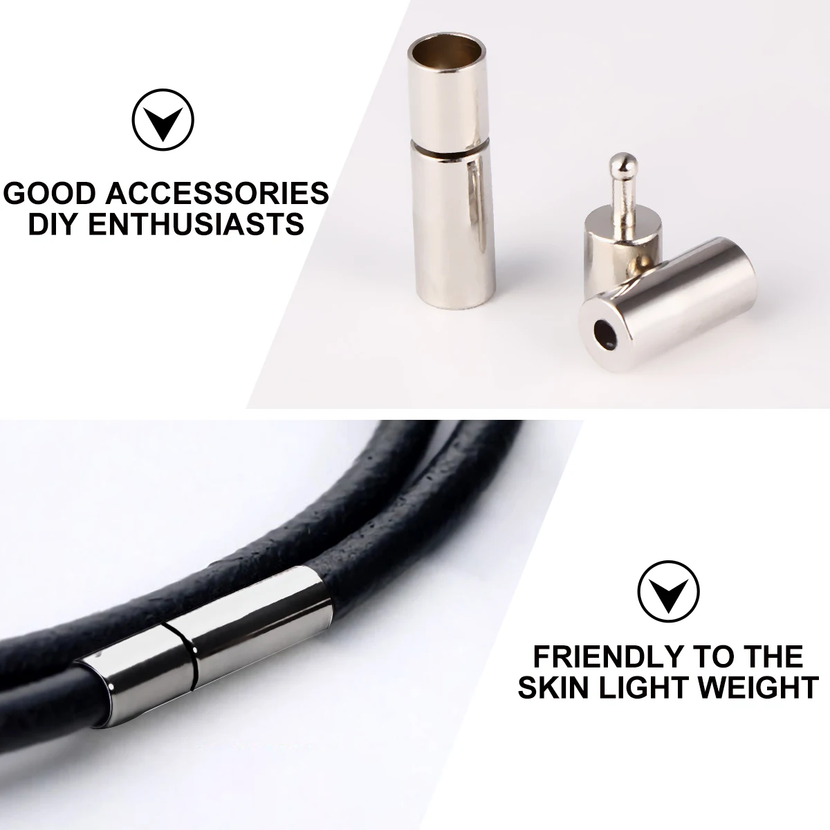 

20 Pcs Necklace Link Buckle Jewelry Making Findings Accessories Connectors DIY Woven Bracelet Clasp for