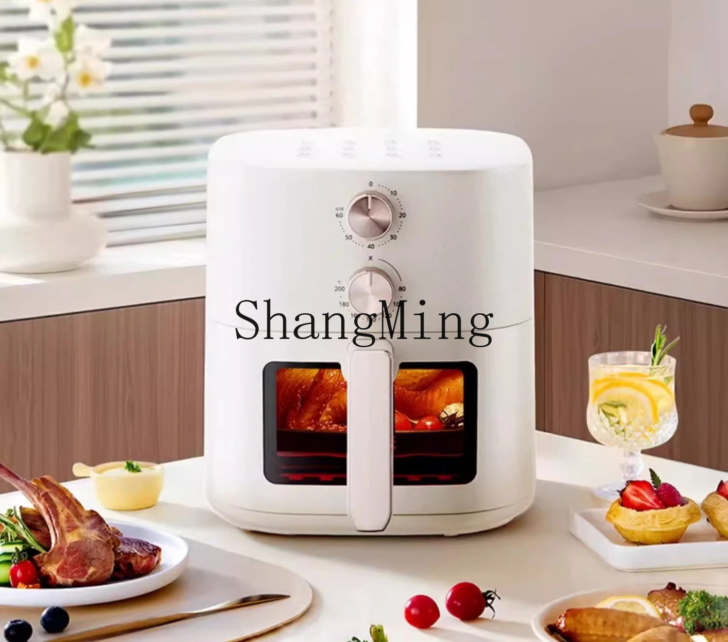 Forno friggitrice ad aria ZYY integrato per uso domestico di grande capacità tre in uno