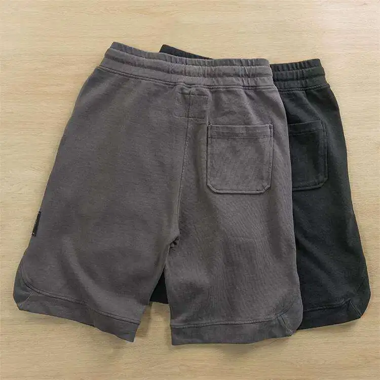 American Style Loose Fit Sporty Knitted Shorts Quick Dry Thin Men's Workwear Four-Five Inch Mid-Waist Length Casual Pants